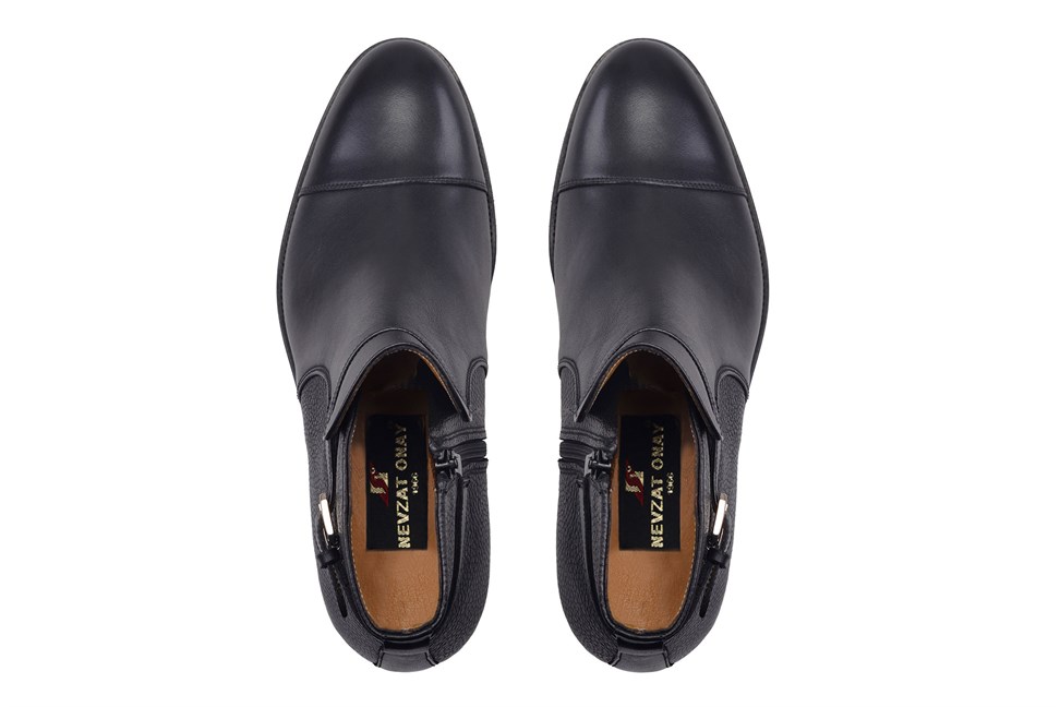 Siyah Klasik Erkek Bot