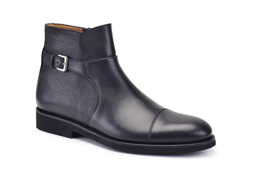 Siyah Klasik Erkek Bot