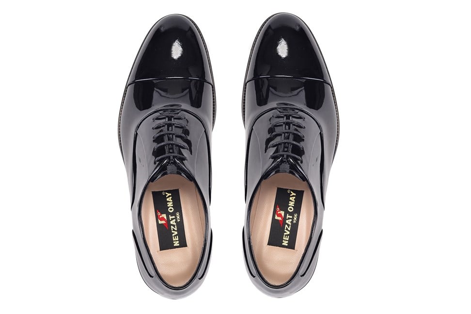 Siyah Klasik Rugan Erkek Oxford Ayakkabı