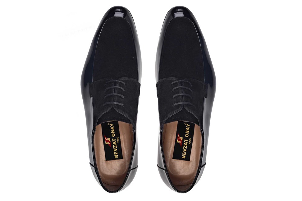 Siyah Süet Erkek Klasik Ayakkabı