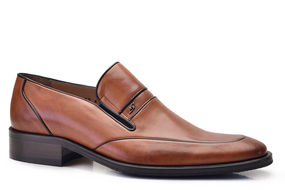 Taba Deri Erkek Klasik Ayakkabı