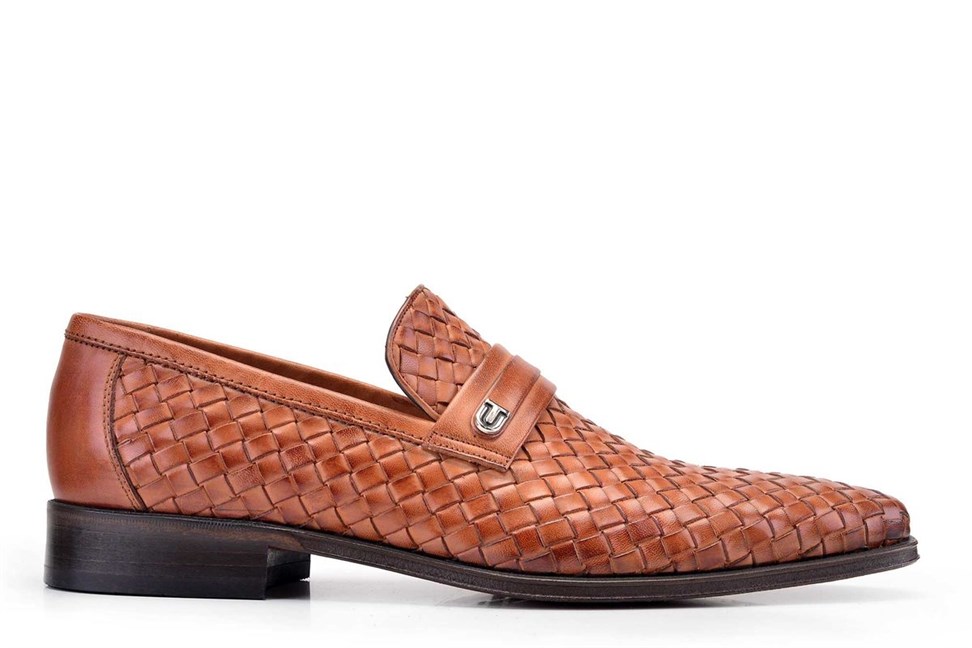 Taba Klasik Kösele Erkek Loafer Ayakkabı