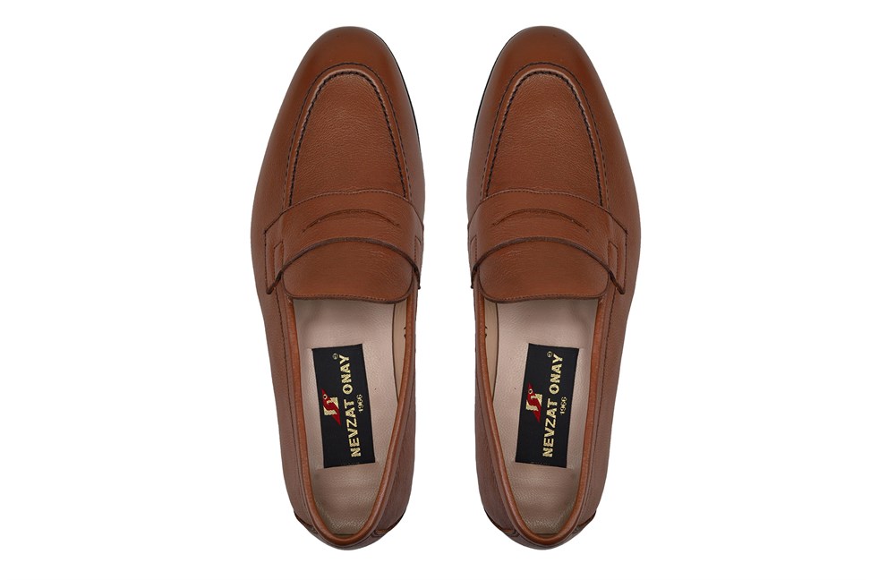 Taba Deri Erkek Klasik Ayakkabı