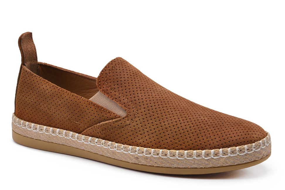 Taba Lazer Baskı Günlük Erkek Ayakkabı