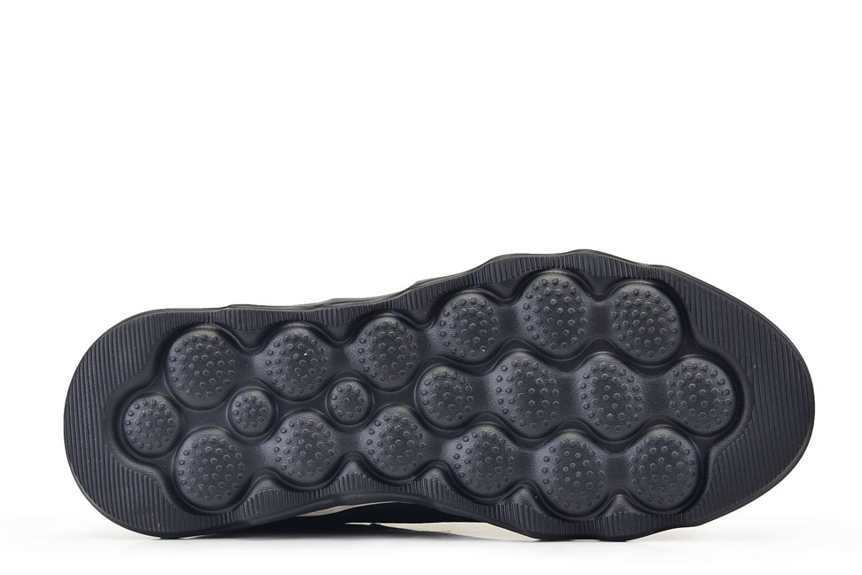 Siyah Bağcıklı Sneaker Erkek Ayakkabı