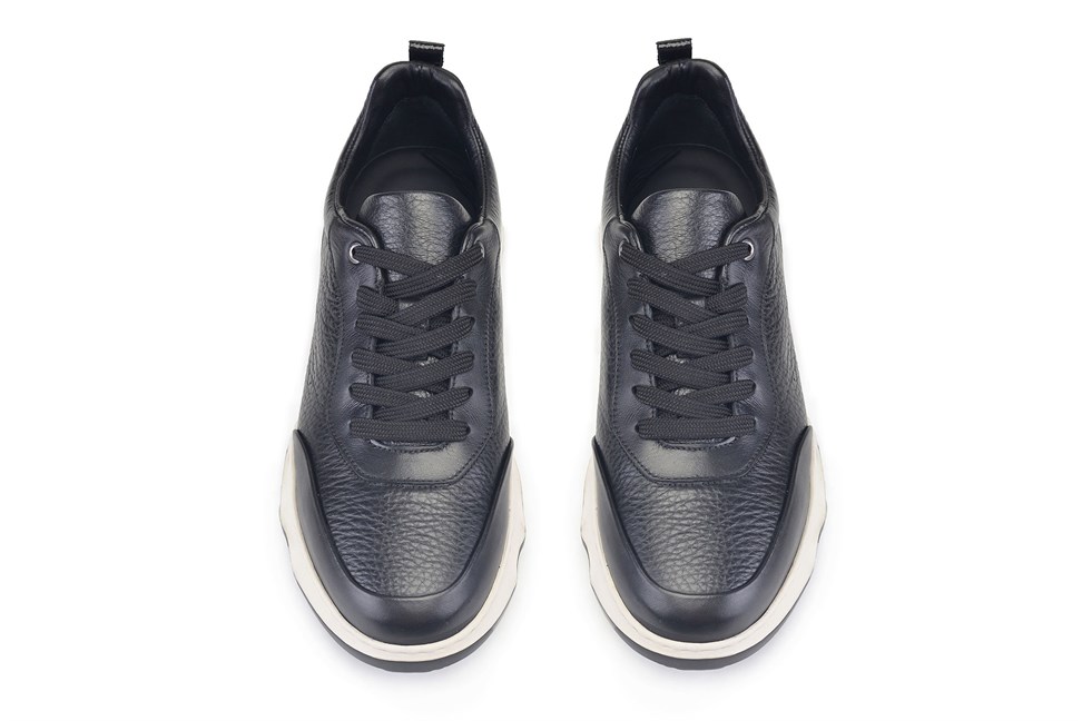 Siyah Bağcıklı Sneaker Erkek Ayakkabı