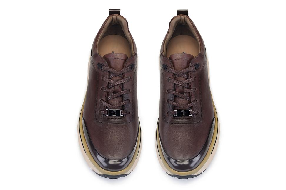 Kahverengi Bağcıklı Spor Erkek Ayakkabı