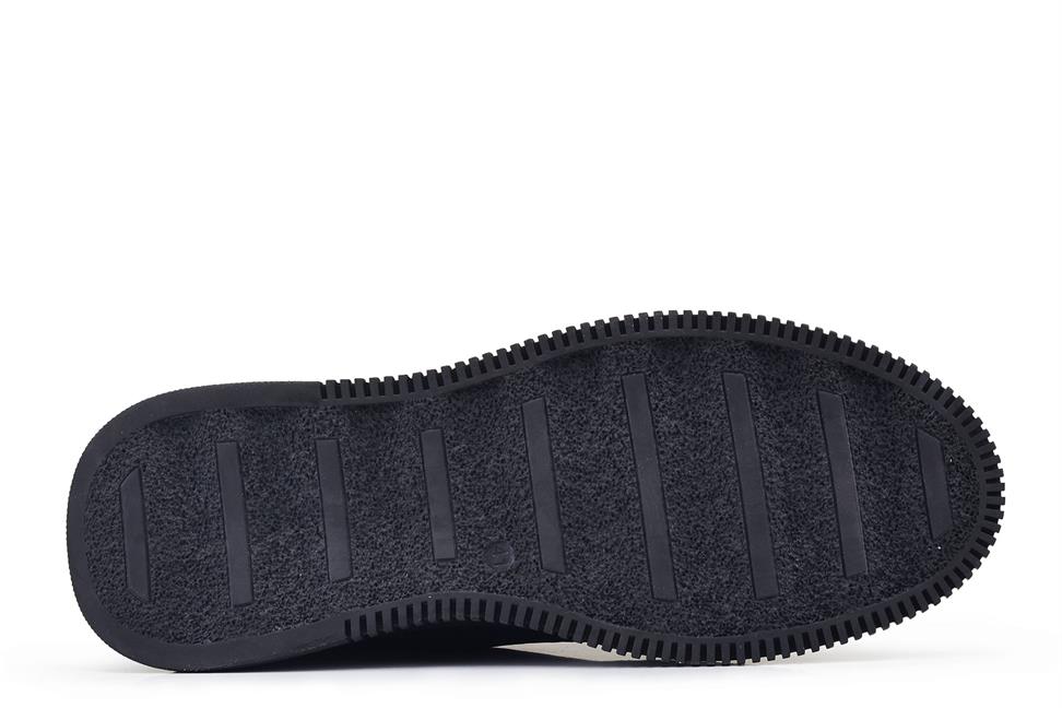 Siyah-Yeşil Bağcıklı Sneaker