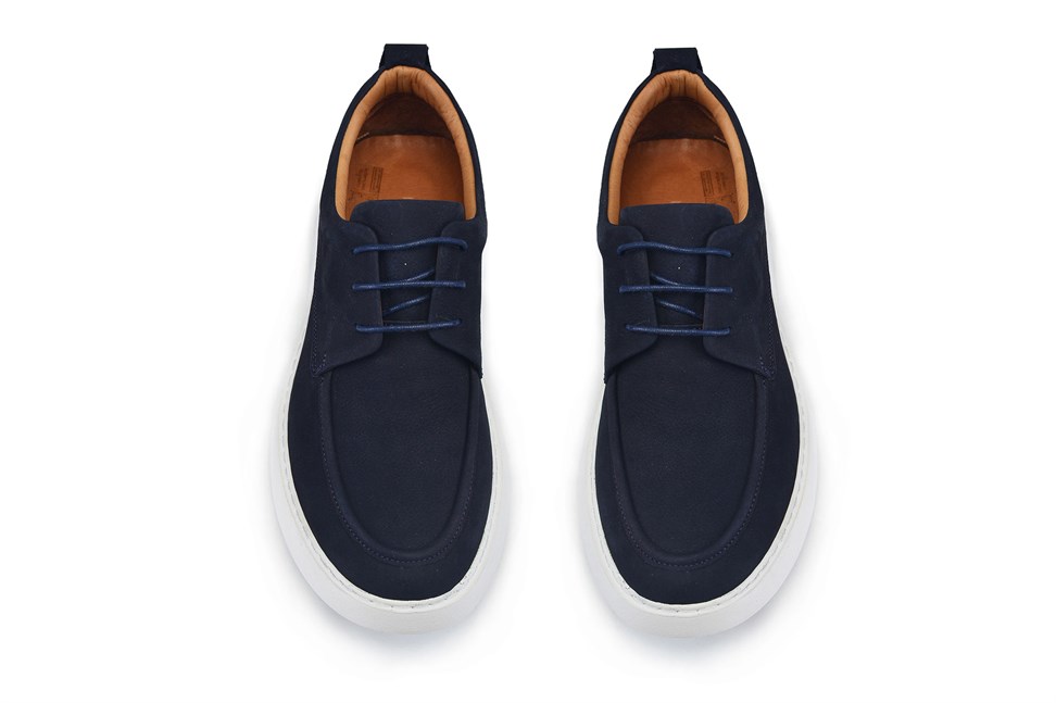 Lacivert Süet Sneaker