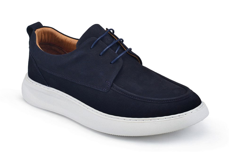 Lacivert Süet Sneaker