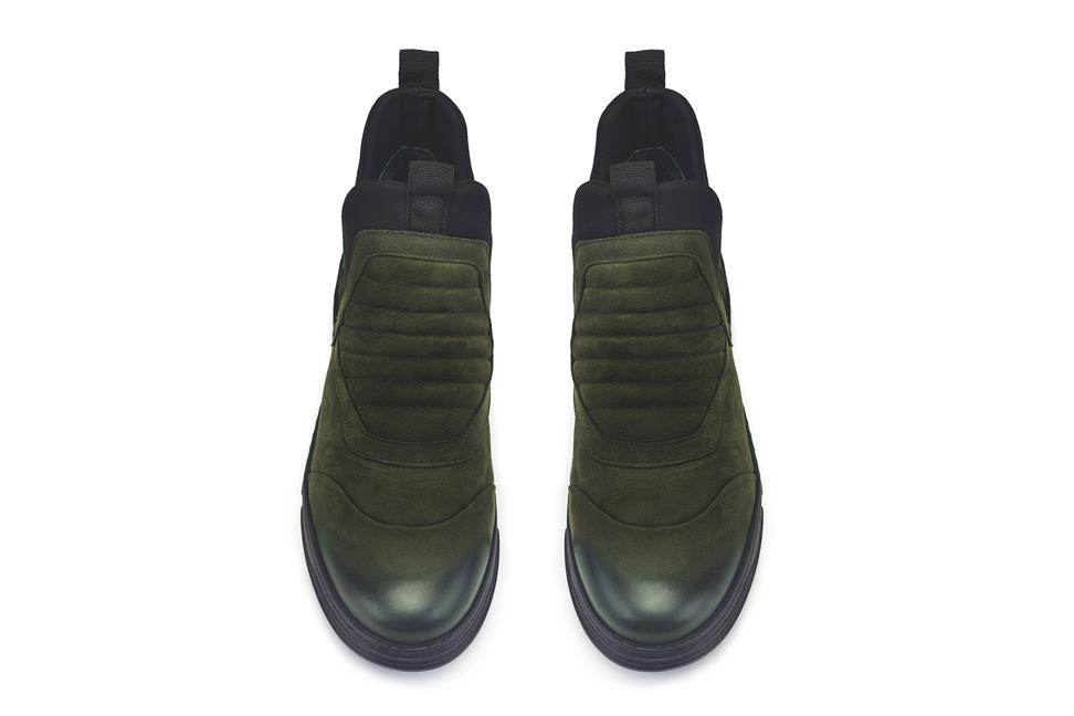 Nubuk Antrasit Bağcıksız Bot