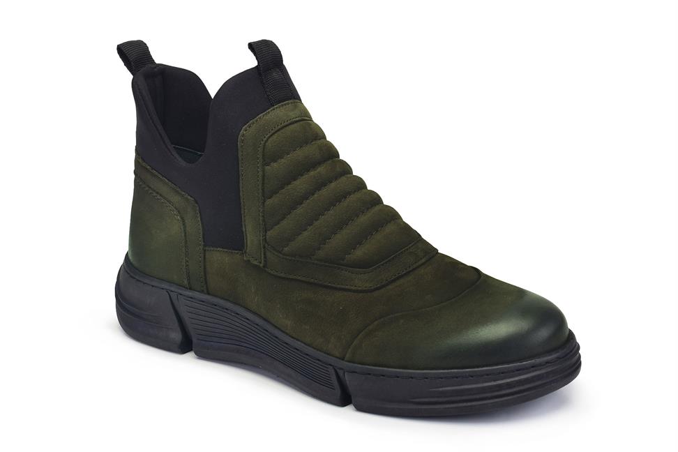 Nubuk Antrasit Bağcıksız Bot