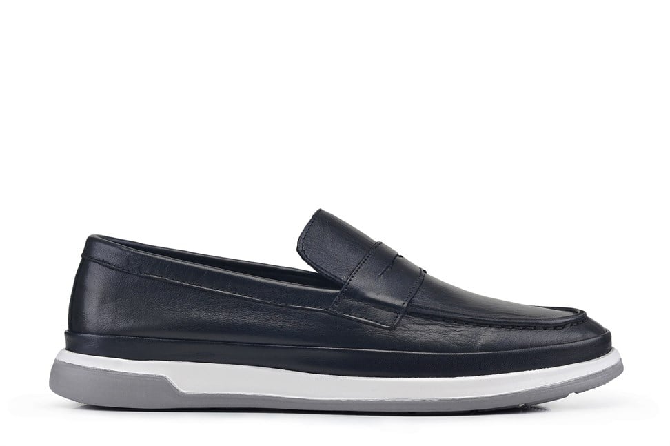 Siyah Penny Loafer Yazlık Erkek Ayakkabı
