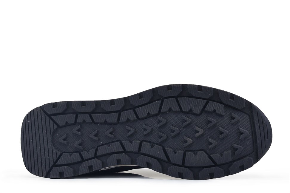 Siyah Bağcıklı Casual Sneaker