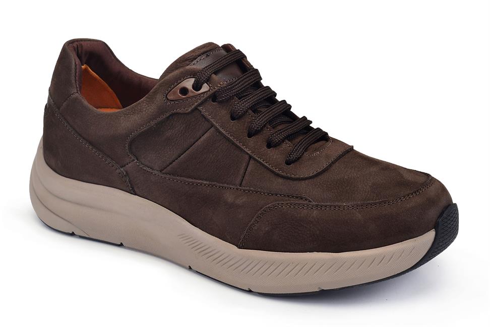 Nubuk Kahve Bağcıklı Günlük Erkek Ayakkabı