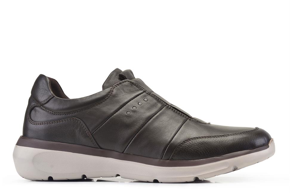 Kahverengi Bağcıksız Günlük Erkek Ayakkabı