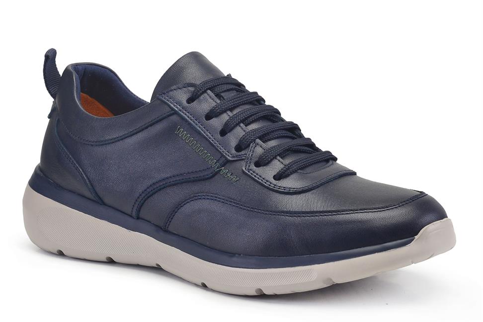 Lacivert Günlük Bağcıklı Erkek Ayakkabı