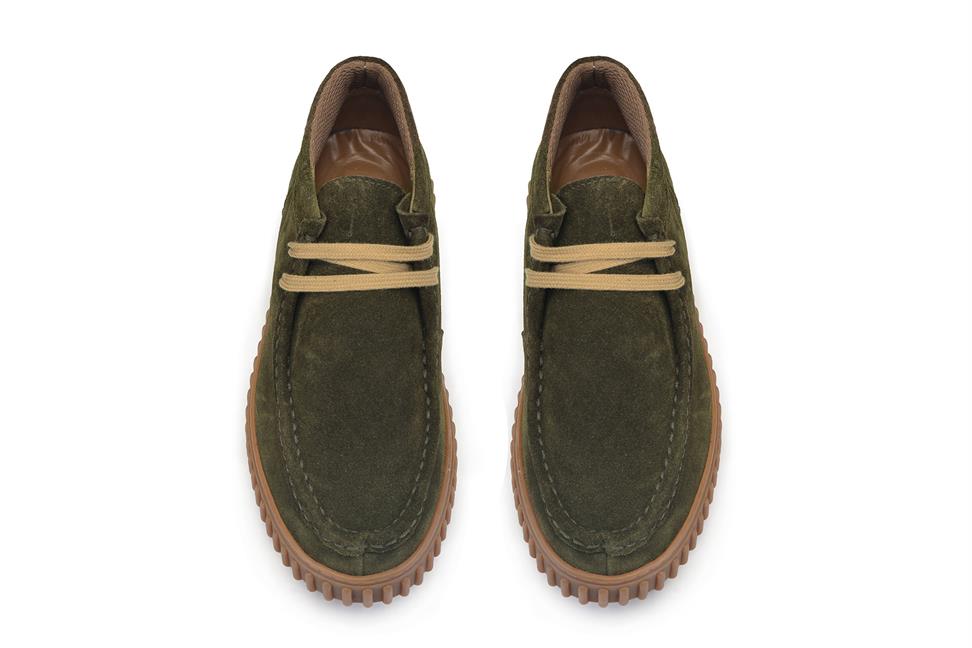 Nubuk Haki  Bağcıklı Bot 