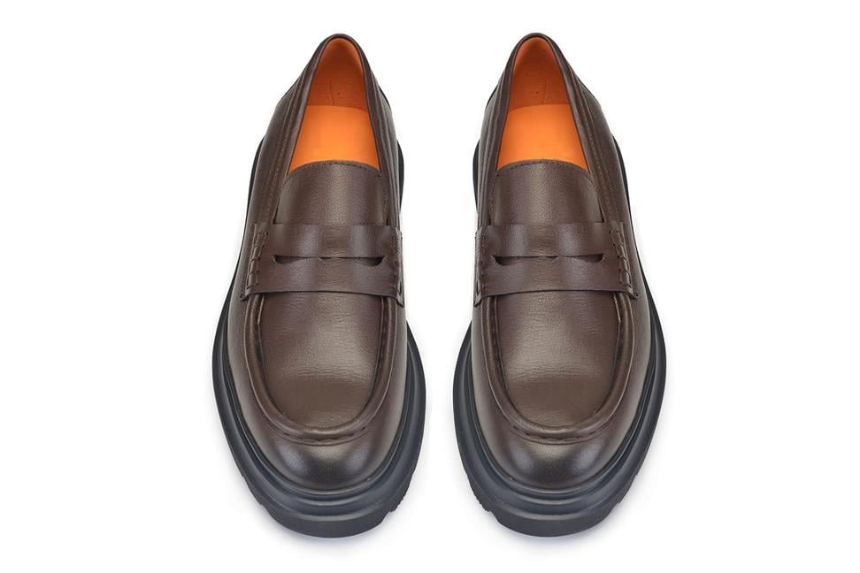 Kahverengi Bağcıksız Erkek Ayakkabı