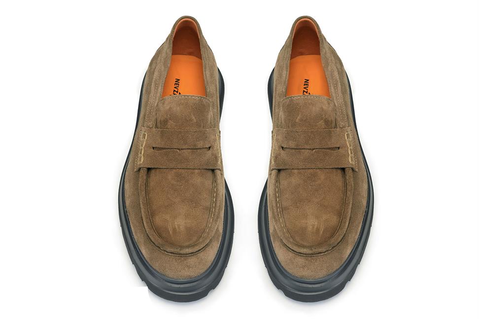 Vizon Süet Bağcıksız Erkek Ayakkabı