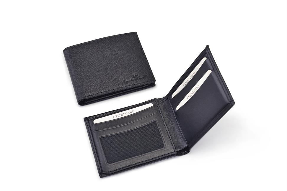 Hakiki Deri Siyah Erkek Cüzdan