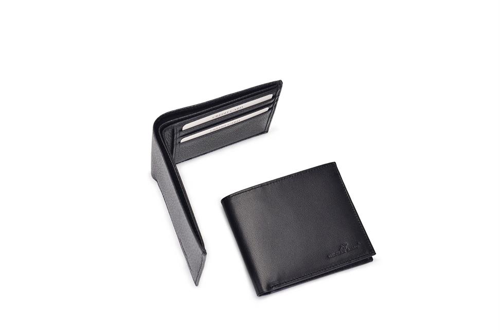 Hakiki Deri Siyah Erkek Cüzdan