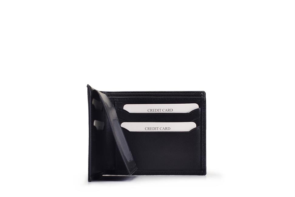 Hakiki Deri Siyah Erkek Cüzdan