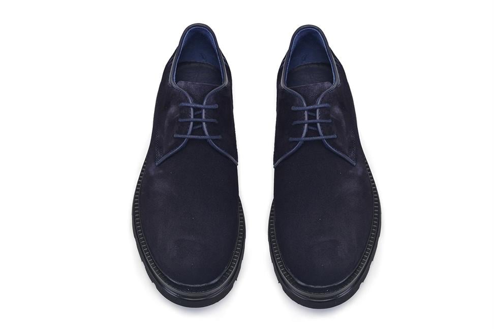 Lacivert Bağcıklı Günlük Erkek Ayakkabı