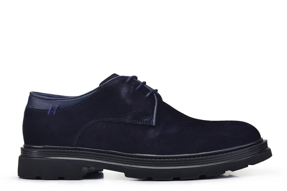 Lacivert Bağcıklı Günlük Erkek Ayakkabı