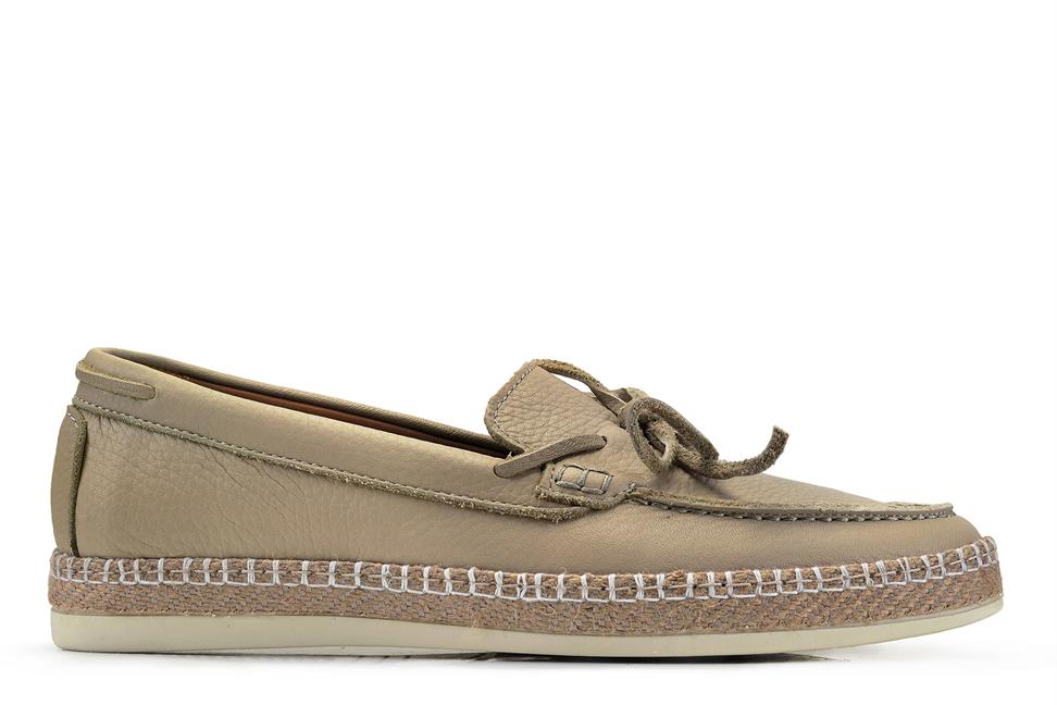 Bej Yazlık Loafer Erkek Ayakkabı