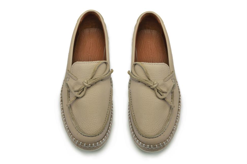 Bej Yazlık Loafer Erkek Ayakkabı