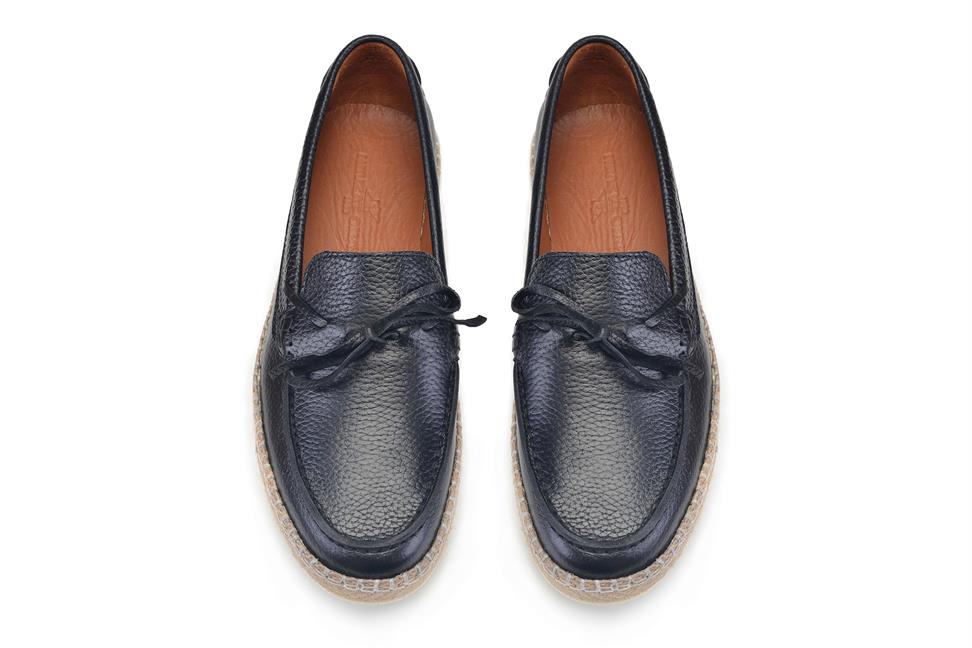 Siyah Yazlık Loafer Erkek Ayakkabı