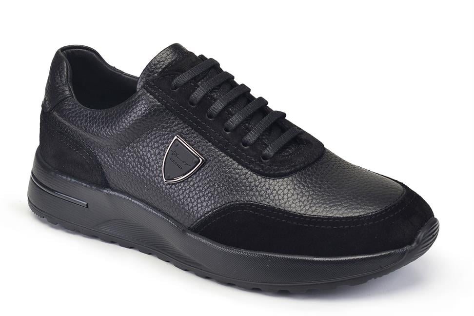 Siyah Bağcıklı Spor Ayakkabı