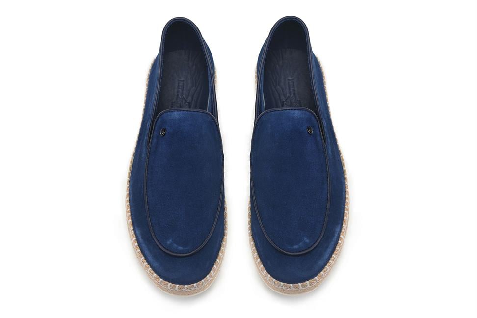 Mavi Bağcıksız Erkek Yazlık Ayakkabı