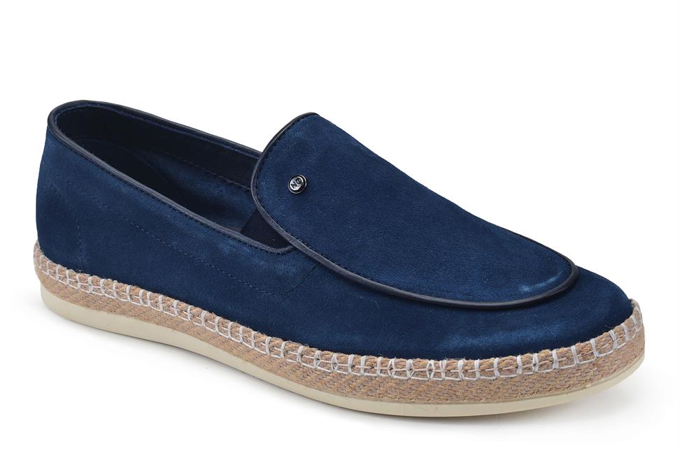 Mavi Bağcıksız Erkek Yazlık Ayakkabı