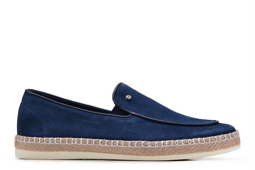 Mavi Bağcıksız Erkek Yazlık Ayakkabı