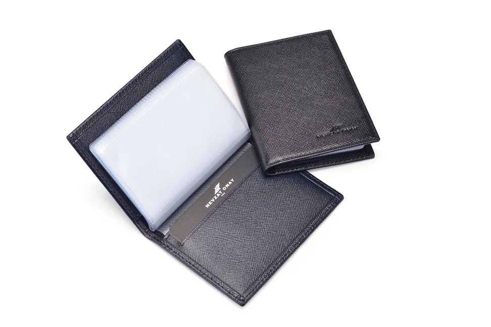 Hakiki Deri Siyah Kartlık