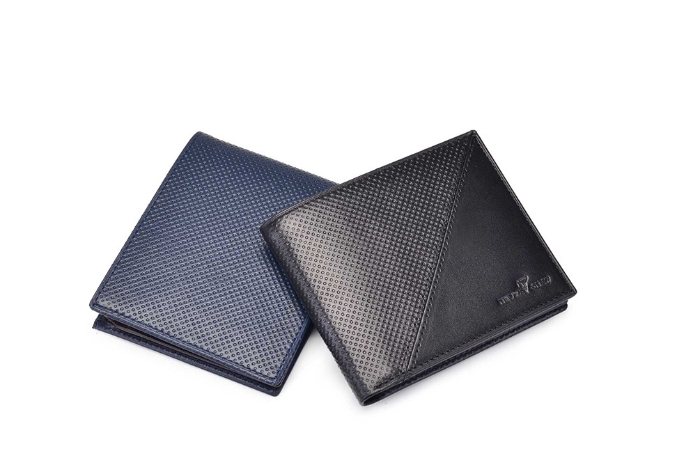 Hakiki Deri Lacivert Erkek Cüzdan