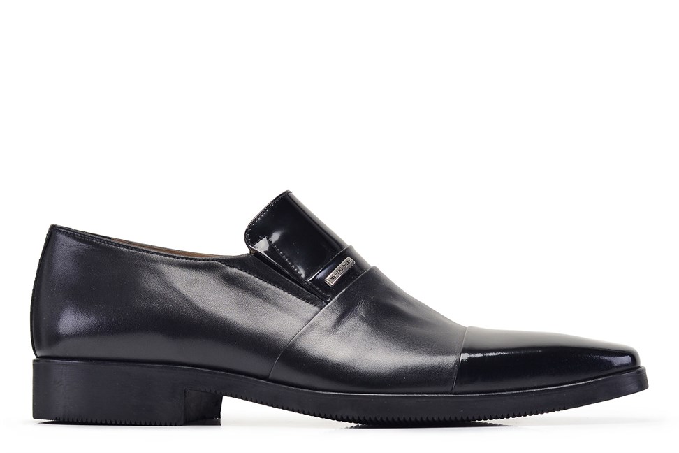 Nevzat Onay Siyah Klasik Loafer Erkek Ayakkabı -8155-. 1