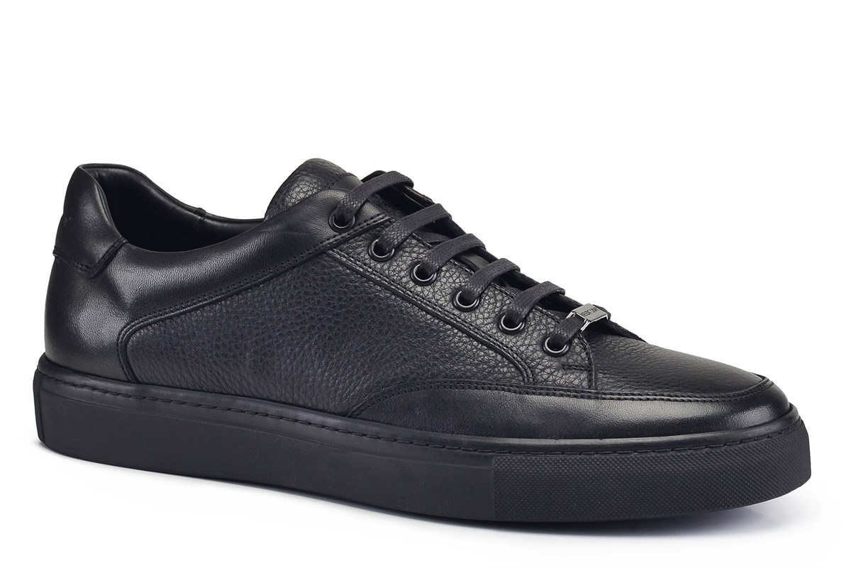 Nevzat Onay Siyah Bağcıklı Erkek Sneaker -21411-. 3