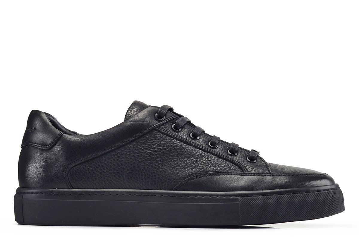 Nevzat Onay Siyah Bağcıklı Erkek Sneaker -21411-. 2