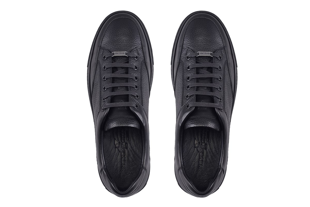 Nevzat Onay Siyah Bağcıklı Erkek Sneaker -21411-. 4