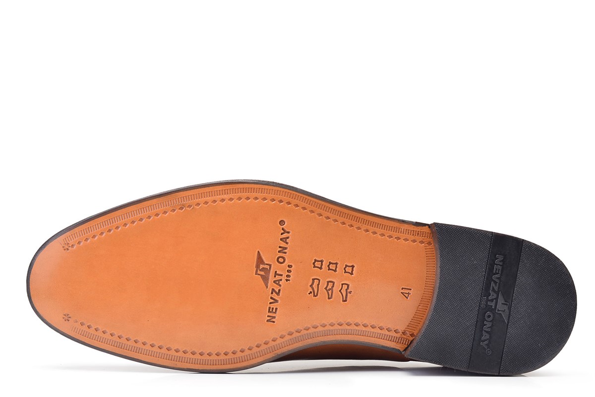 Nevzat Onay Kahverengi Klasik Bağcıklı Kösele Erkek Ayakkabı -24281-. 5