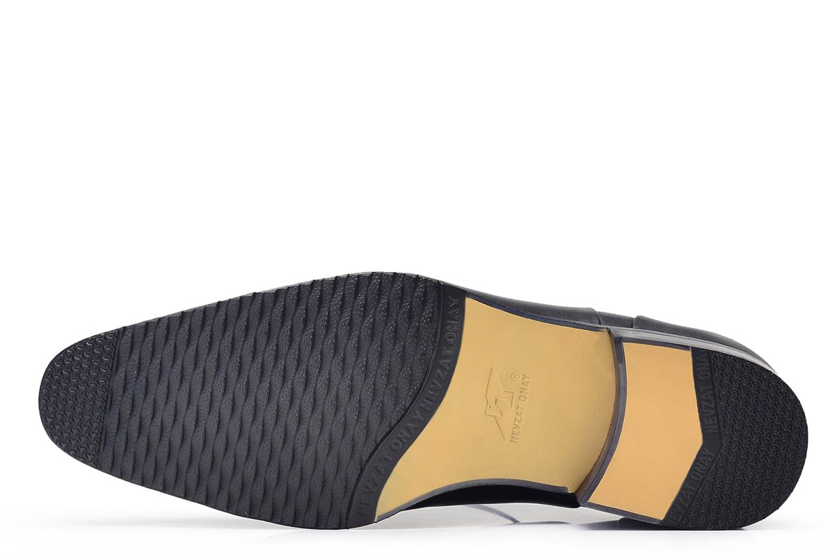 Siyah Bağcıklı Kışlık Termo Klasik Ayakkabı - Nevzat Onay