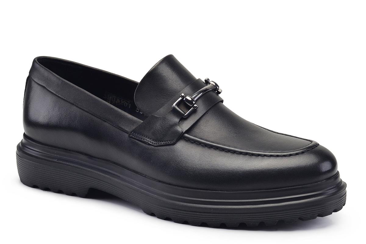 Nevzat Onay Günlük Siyah Bağcıksız Erkek Ayakkabı -59181-. 3