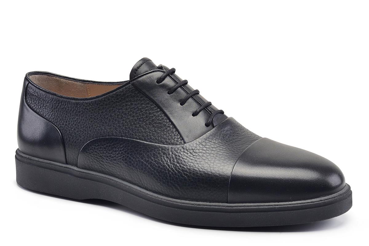Nevzat Onay Siyah Bağcıklı Erkek Ayakkabı -59511-. 2