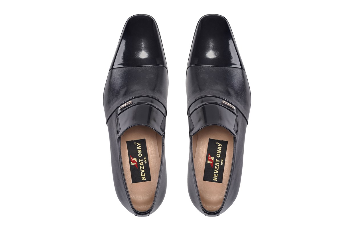 Nevzat Onay Siyah Klasik Loafer Erkek Ayakkabı -8155-. 4