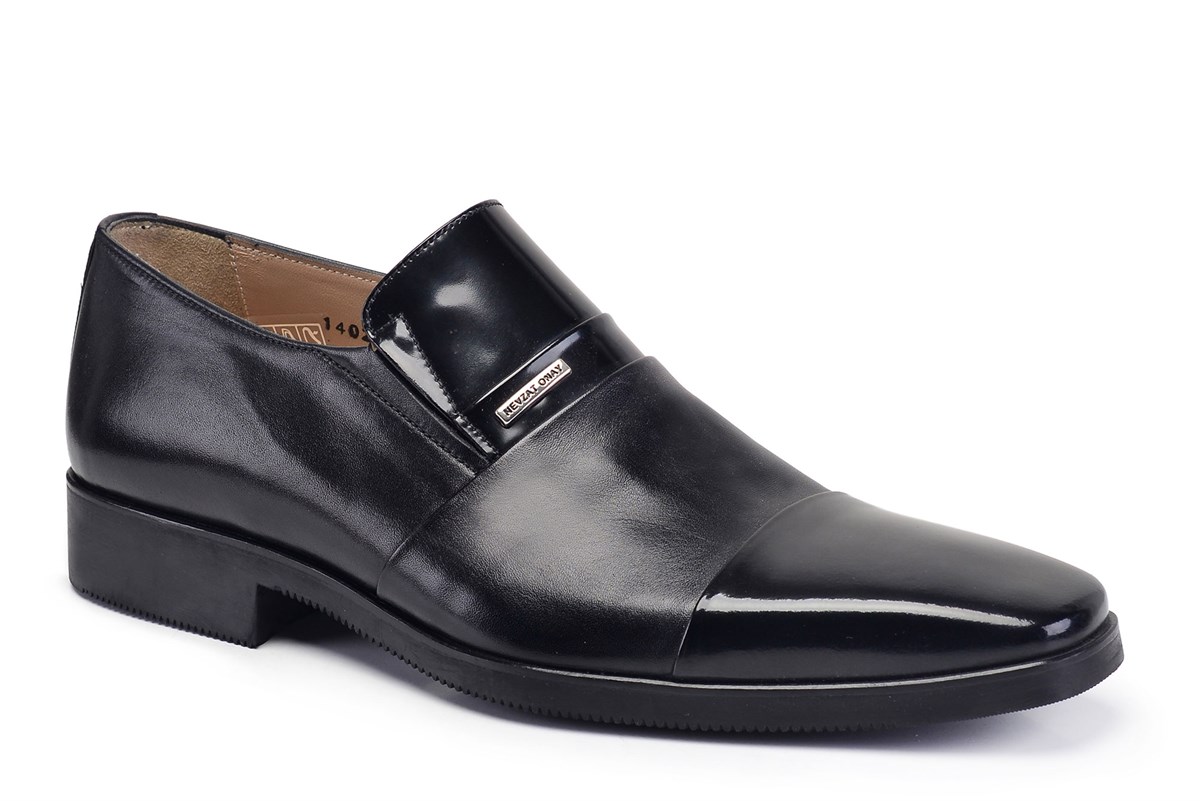 Nevzat Onay Siyah Klasik Loafer Erkek Ayakkabı -8155-. 3