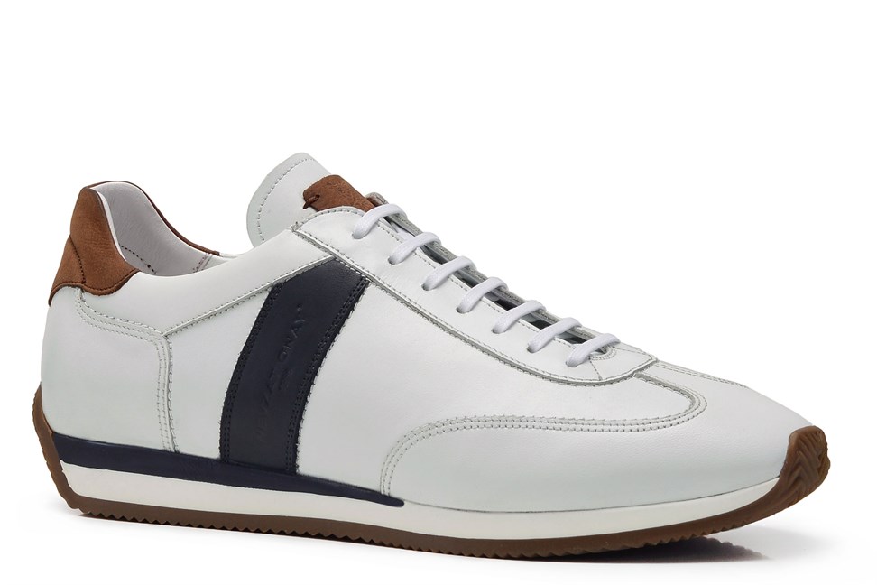Beyaz Laci Sneaker Erkek Ayakkabı -10846-