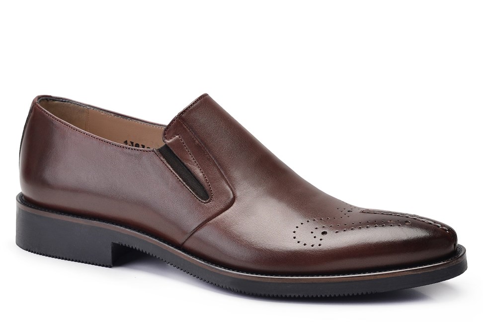 Kahverengi Klasik Loafer Erkek Ayakkabı -11857-